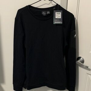 MEK Men's Jet Black Long Sleeve Tee